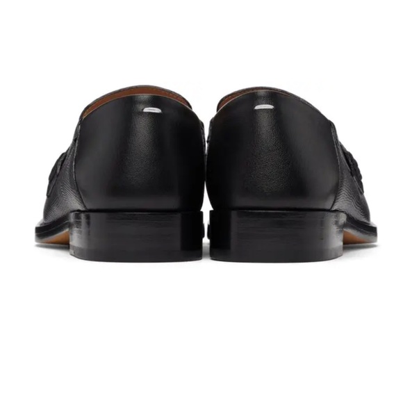 Black Leather Maison Margiela Loafers - Picture 10 of 10